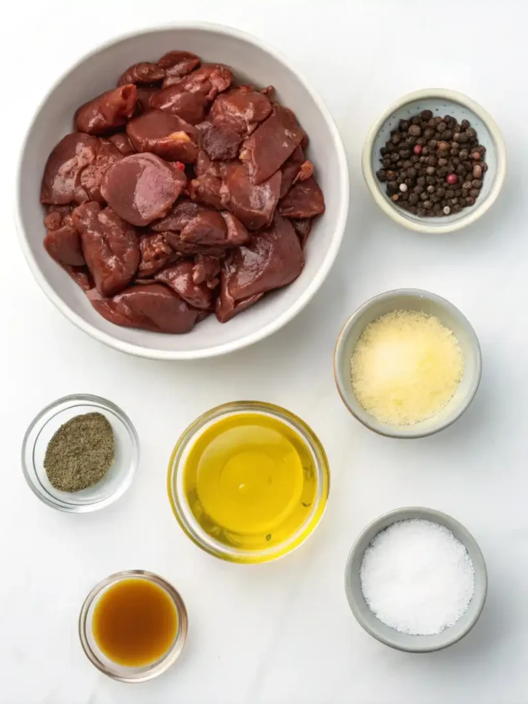 air fryer chicken liver ingredients