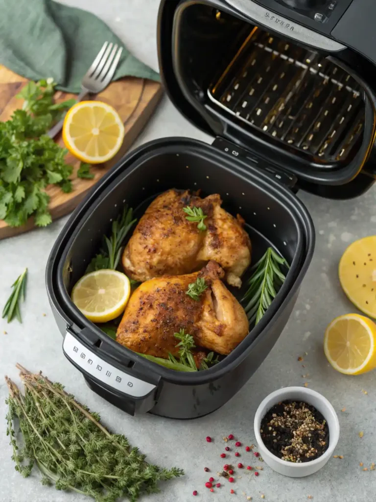 Perfect Air Fryer Half Chicken Recipe (Juicy & Crispy Skin) 26 air fryer half chicken ingredients