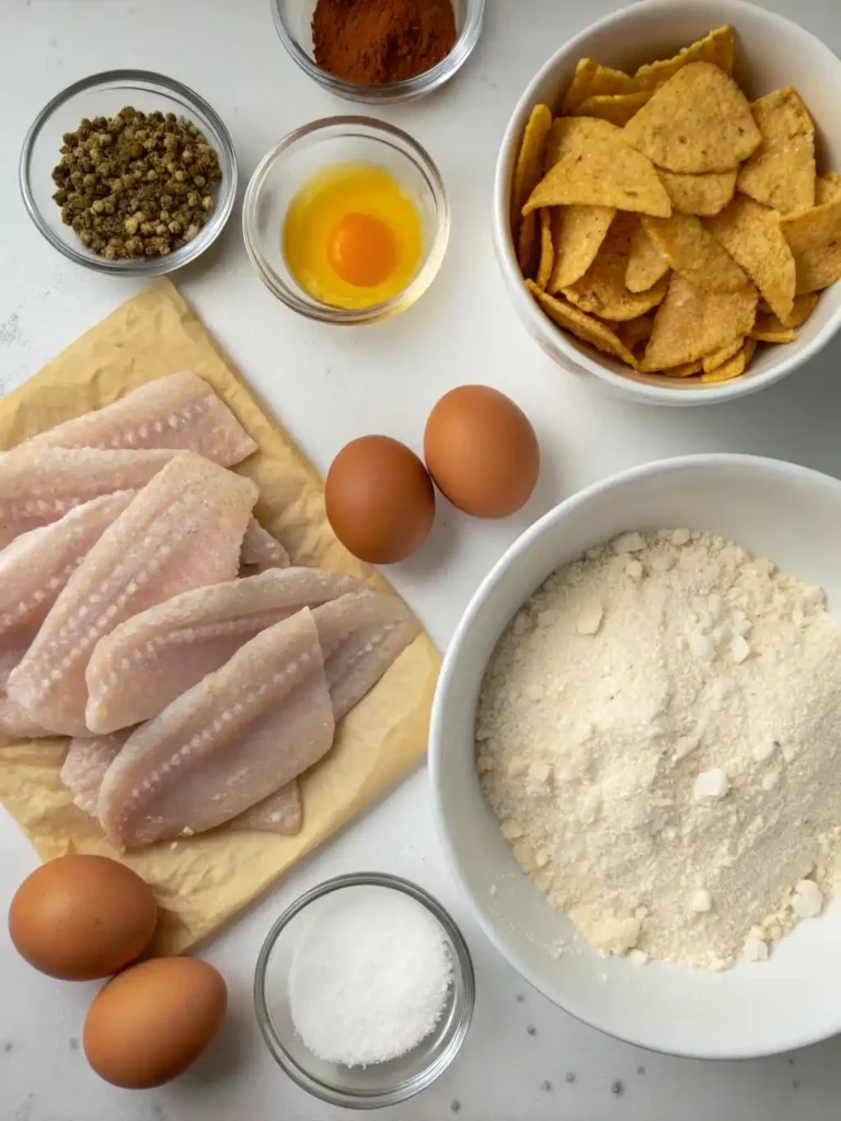 Easy Tortilla Crusted Tilapia Air Fryer Recipe (Crispy!) 26 tortilla crusted tilapia air fryer ingredients