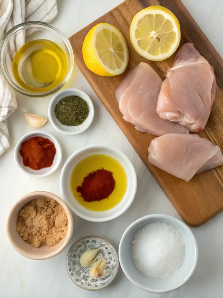 Easy Air Fryer Boneless Chicken Thighs 26 Ingredients for air fryer boneless chicken thighs recipe