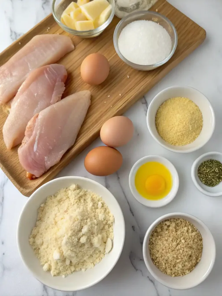 Air Fryer Parmesan Crusted Chicken – Juicy & Flavorful 26 Ingredients for air fryer parmesan crusted chicken recipe