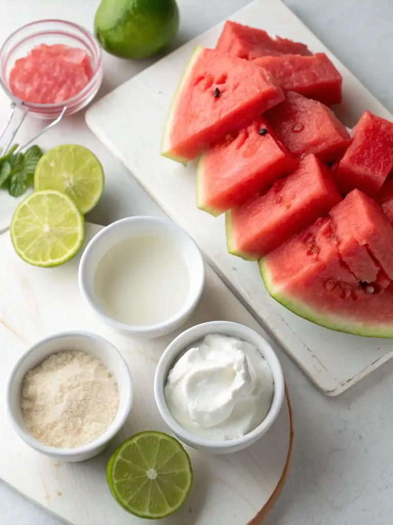 Ninja Creami Watermelon Sorbet 26 Ingredients for Ninja Creami watermelon sorbet recipe