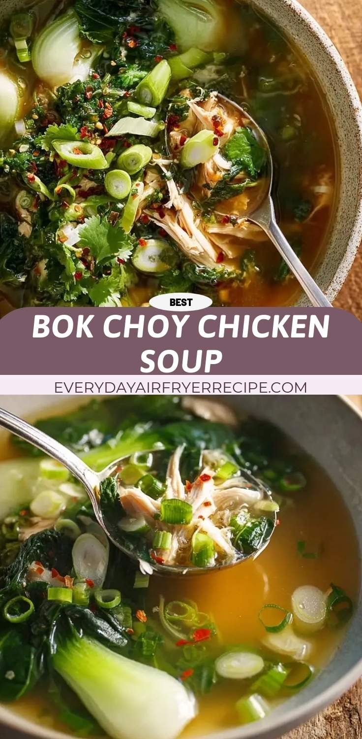 bok choy chicken soup pinterest