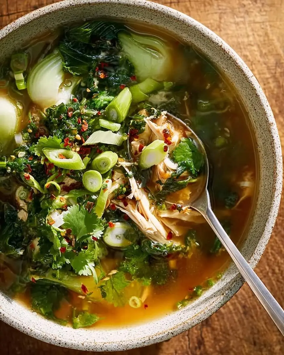 bok choy chicken soup recipe