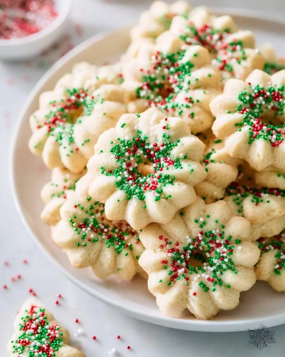 buttery spritz cookies