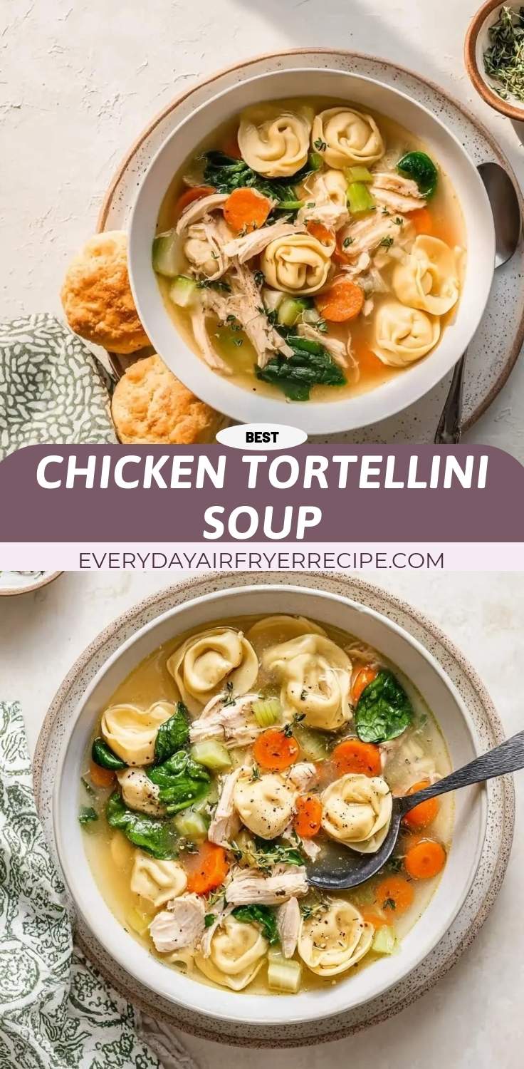 chicken tortellini soup pinterest