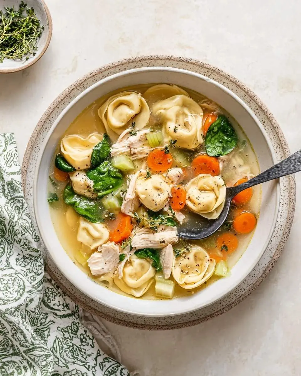 chicken tortellini soup