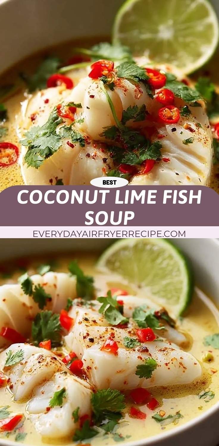 coconut lime fish soup pinterest