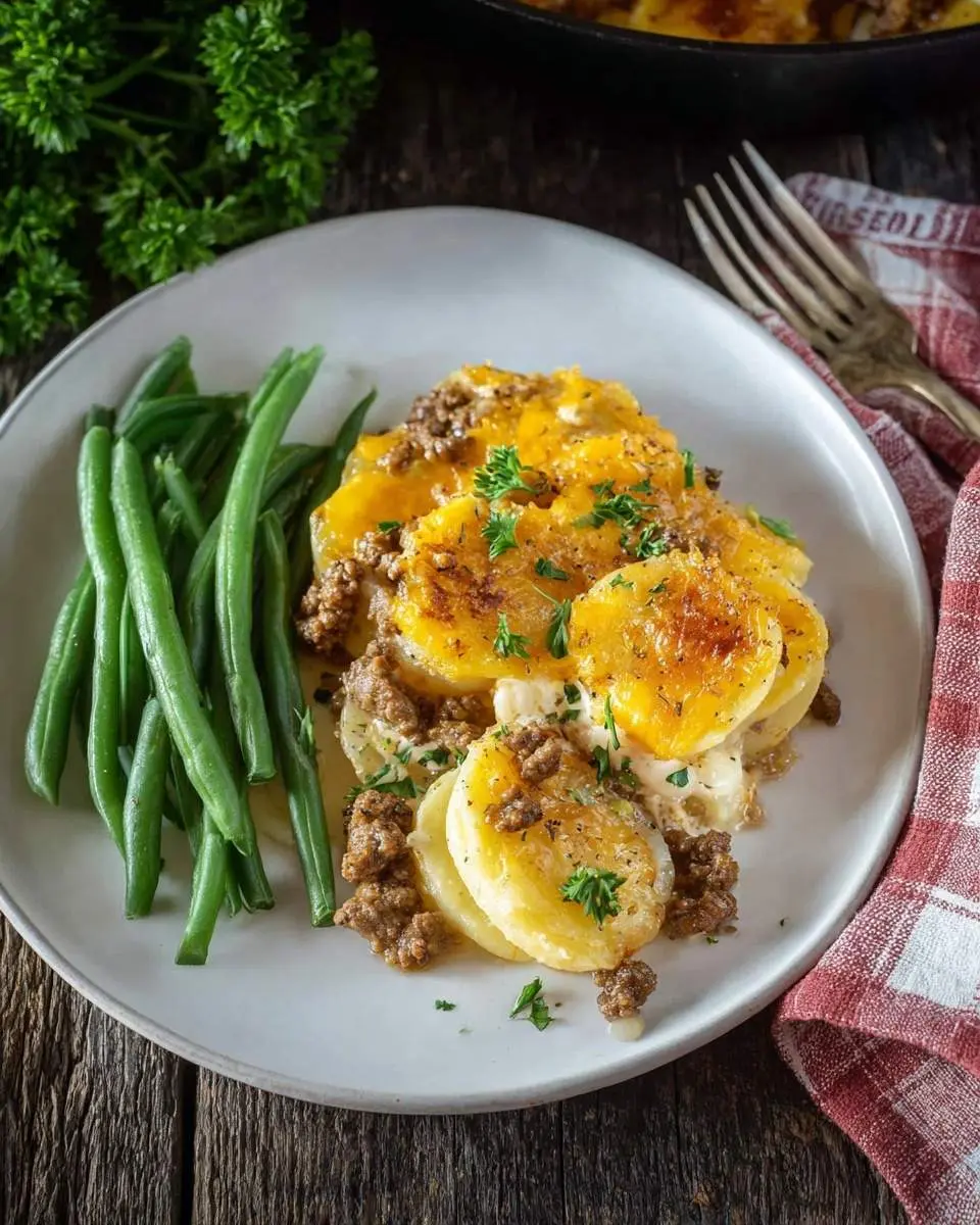 hamburger potato casserole recipe