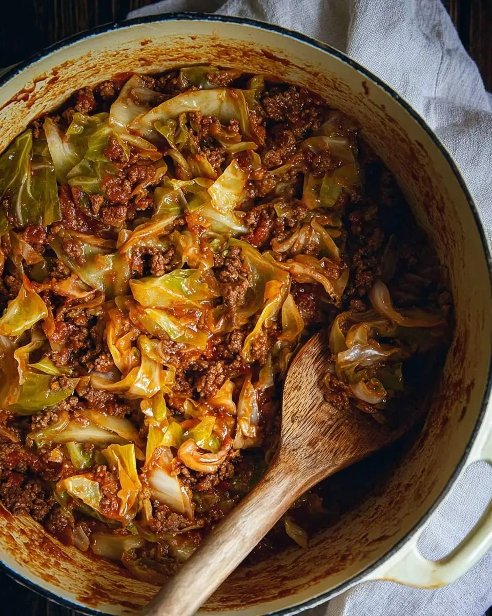 Hearty Low Carb Unstuffed Cabbage Casserole in One Pan 26 low carb unstuffed cabbage casserole recipe