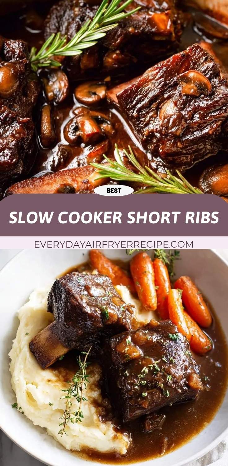 slow cooker short ribs pinterest