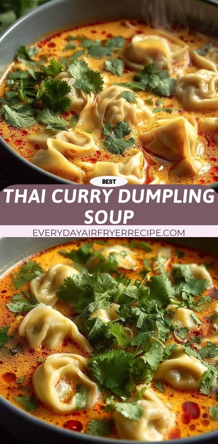 thai curry dumpling soup pinterest