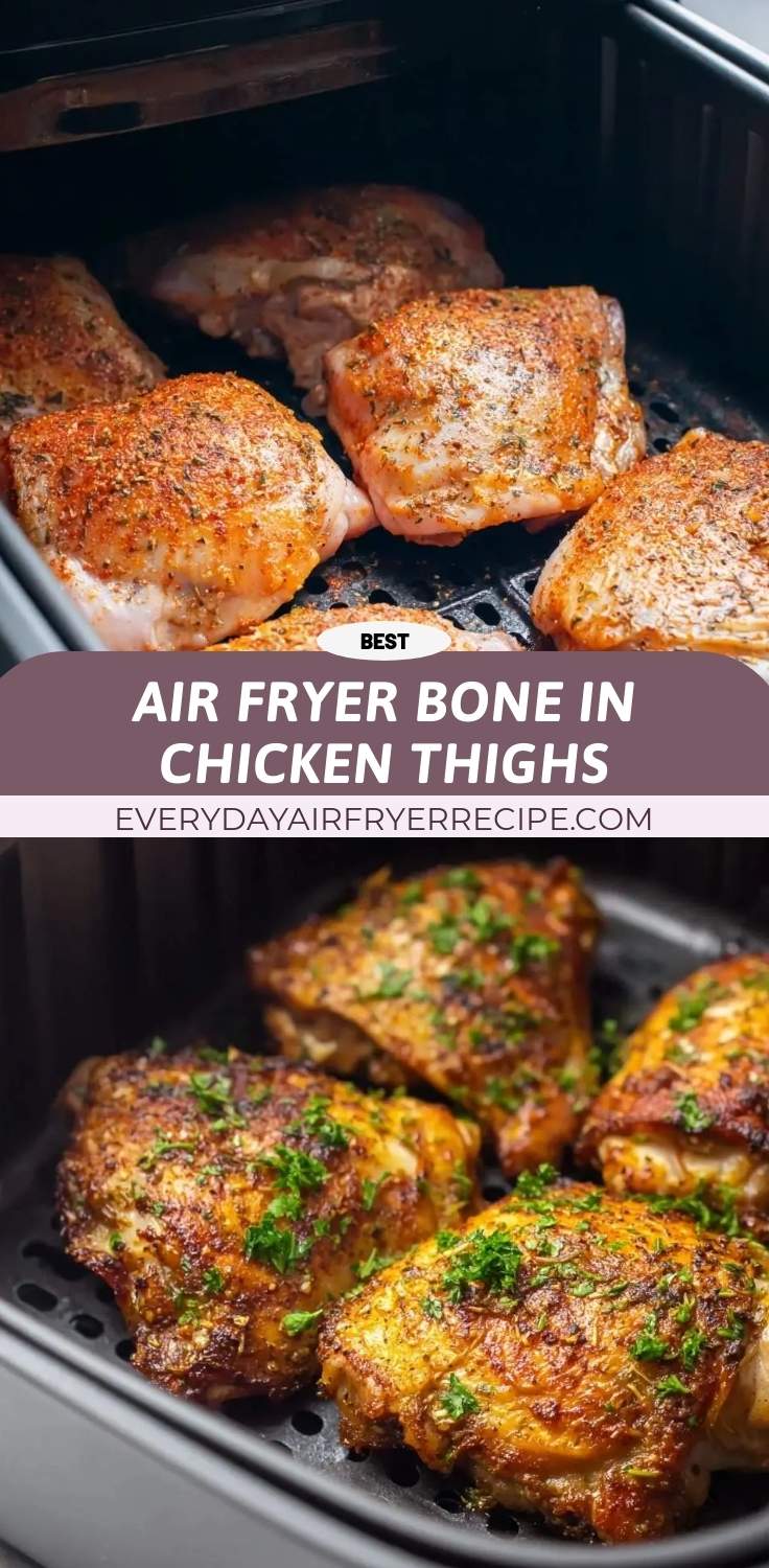 air fryer bone in chicken thighs pinterest