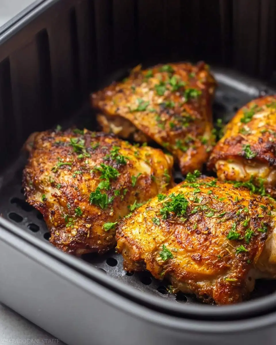 air fryer bone in chicken thighs