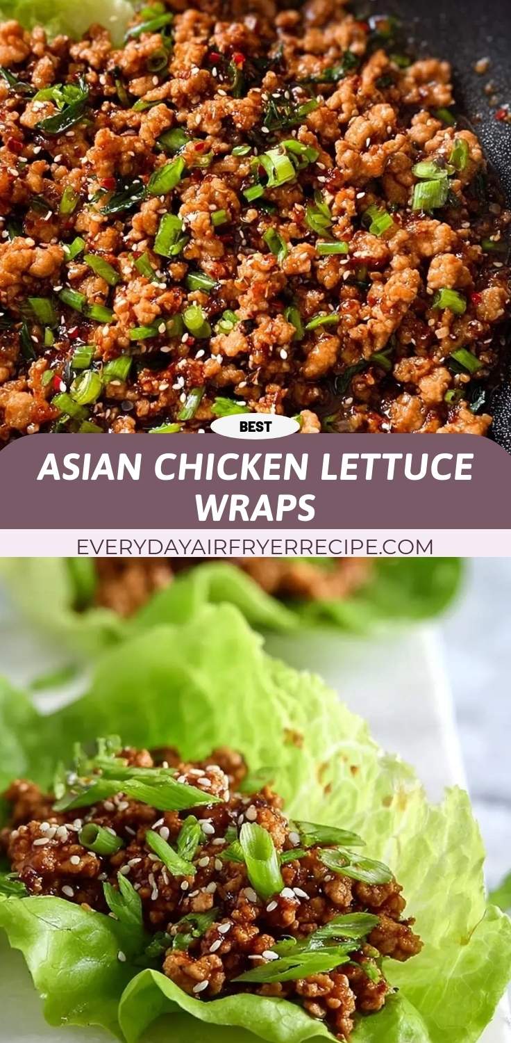 asian chicken lettuce wraps pinterest