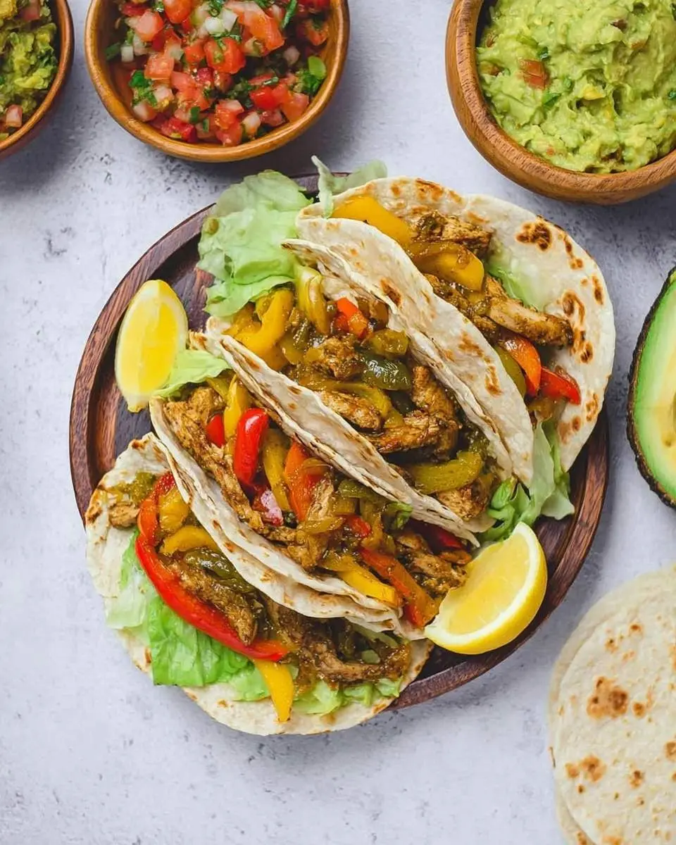 chicken fajitas