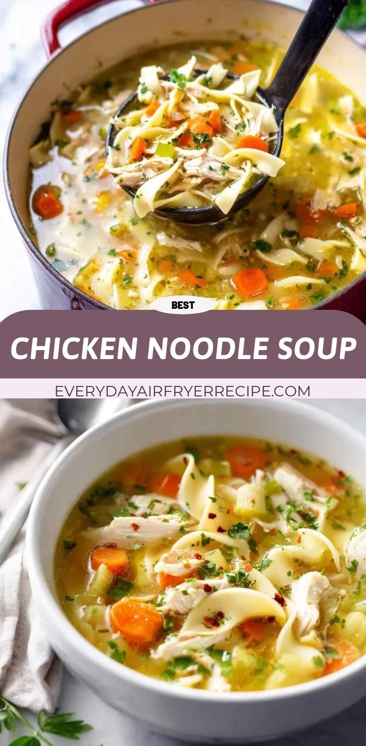 chicken noodle soup pinterest
