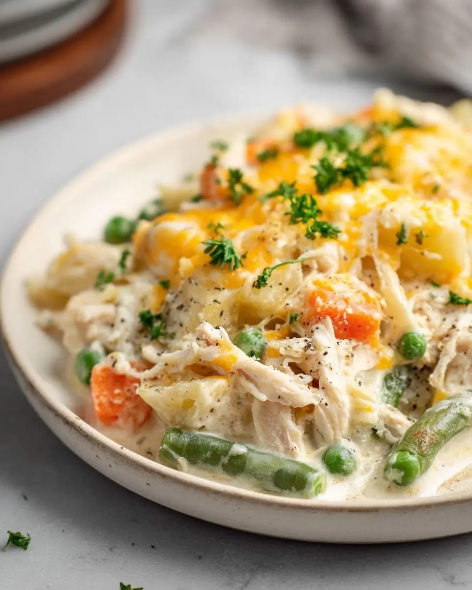 chicken potato casserole recipe