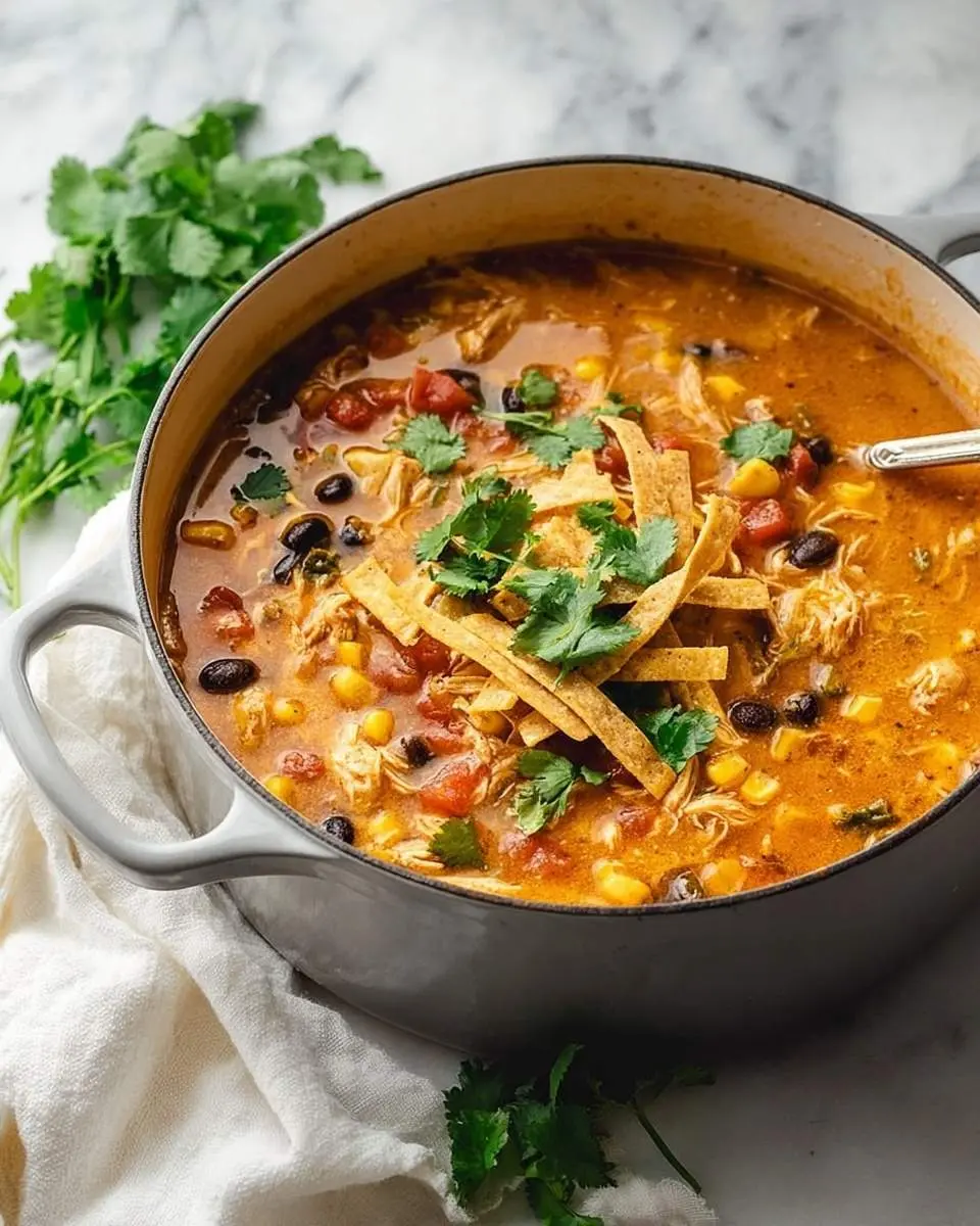 chicken tortilla soup recipe