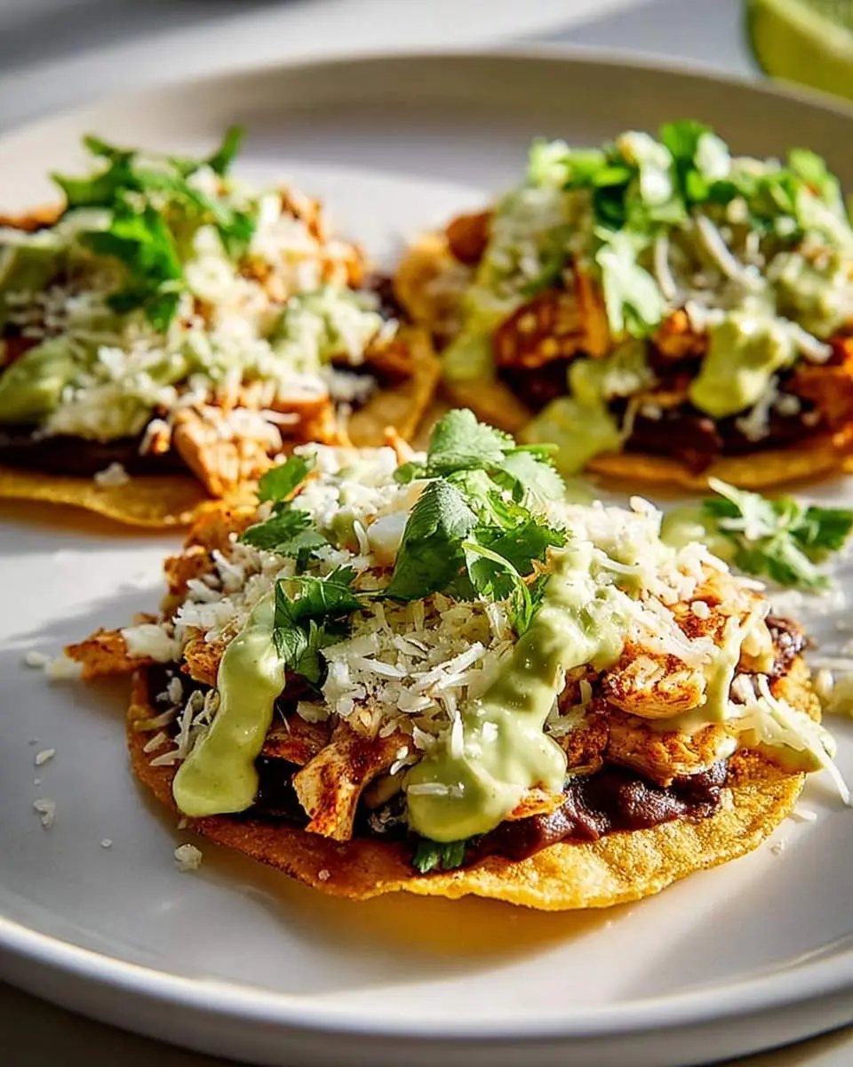 chicken tostadas