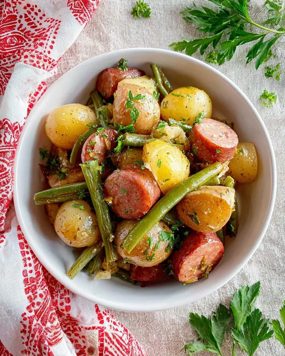 crockpot potatoes and kielbasa recipe