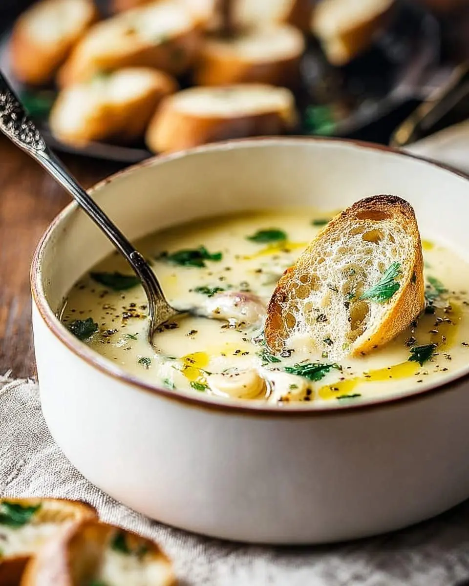 french garlic soup recipe