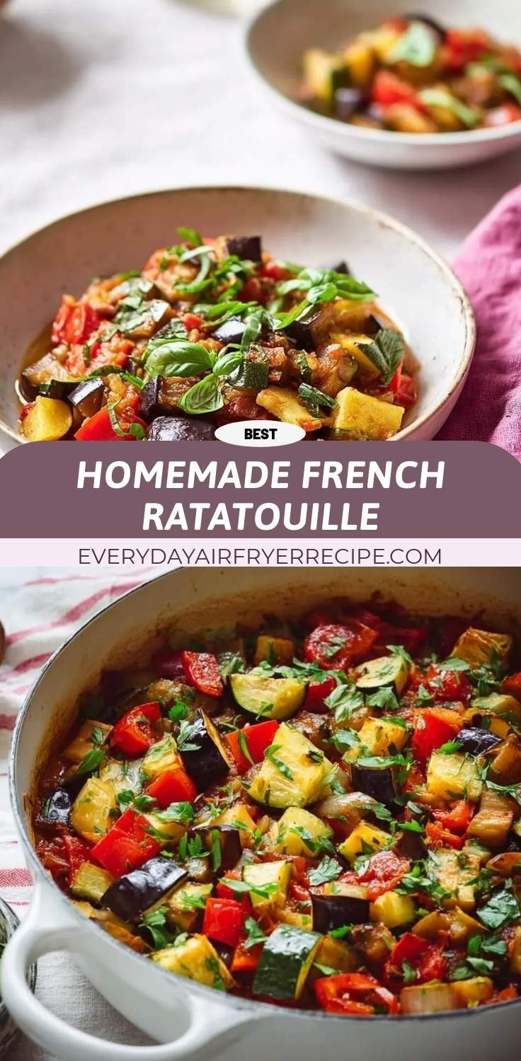 homemade french ratatouille pinterest