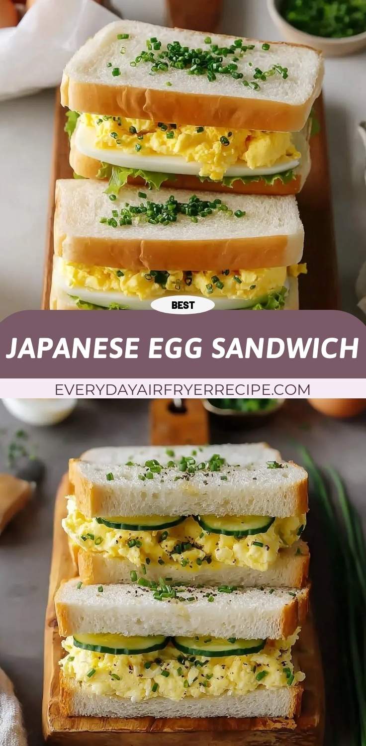 japanese egg sandwich pinterest