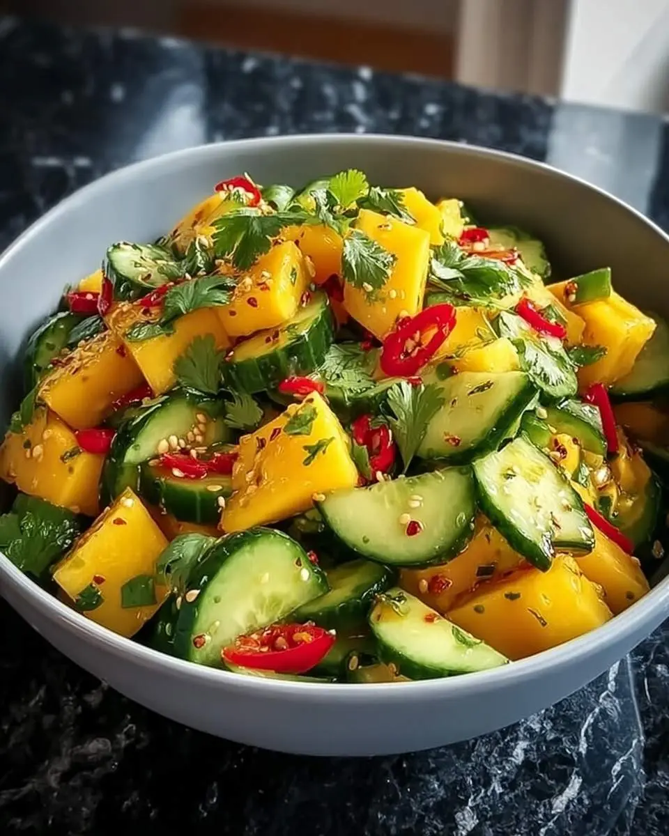 mango cucumber salad