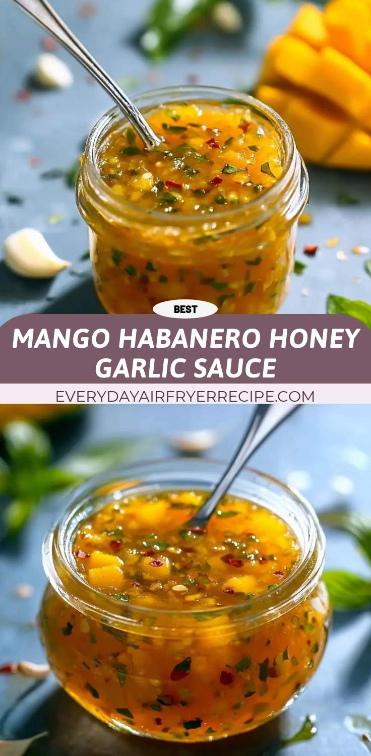 mango habanero honey garlic sauce pinterest