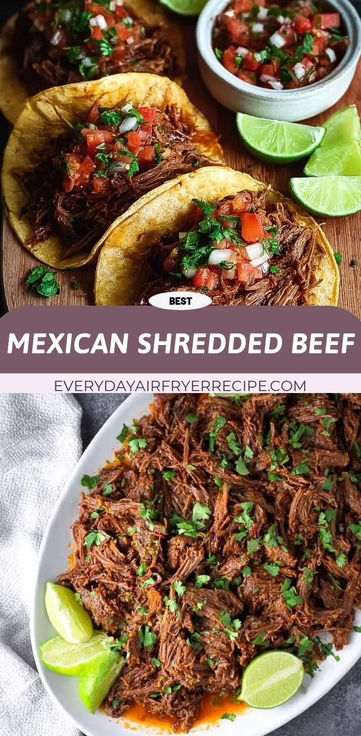 mexican shredded beef pinterest