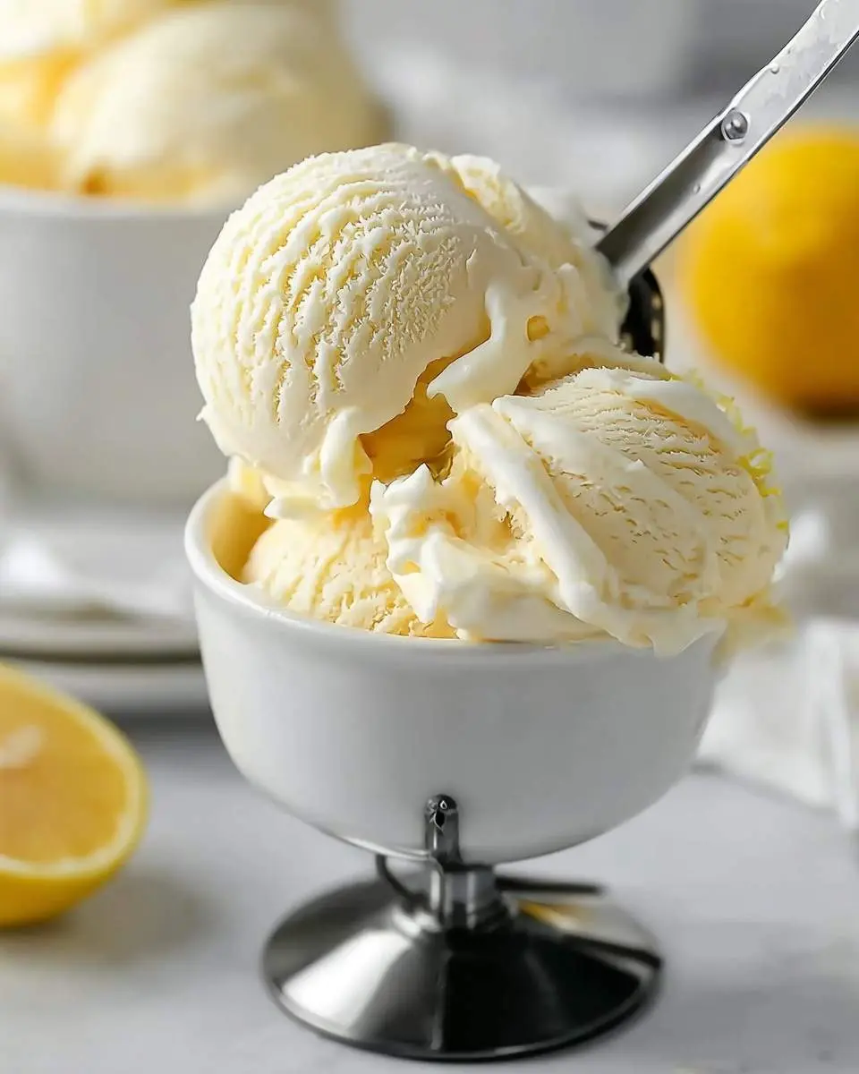 ninja creami lemon ice cream