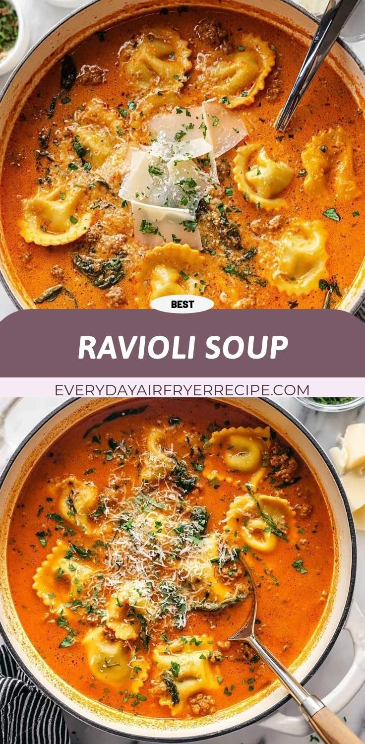 ravioli soup pinterest
