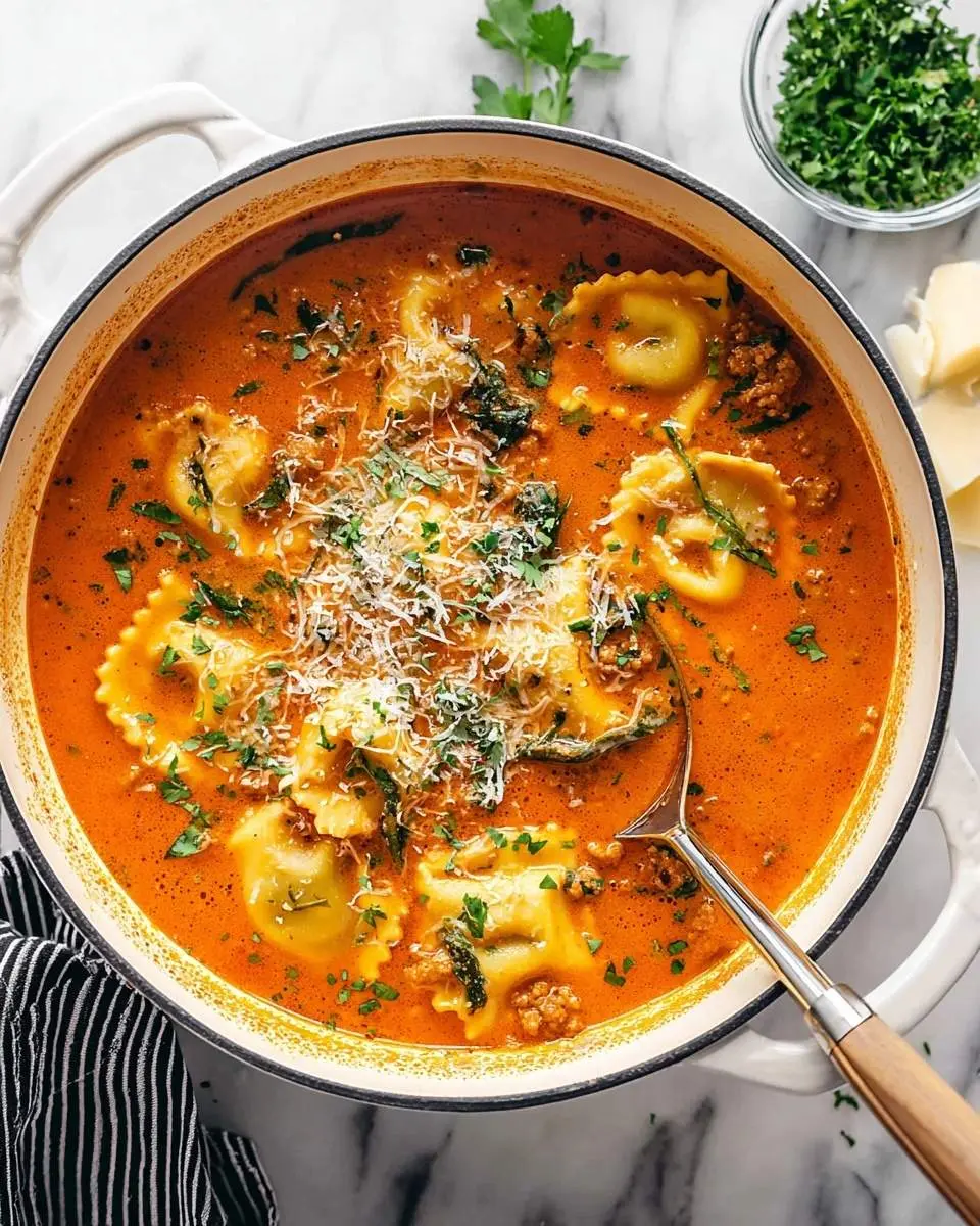 ravioli soup