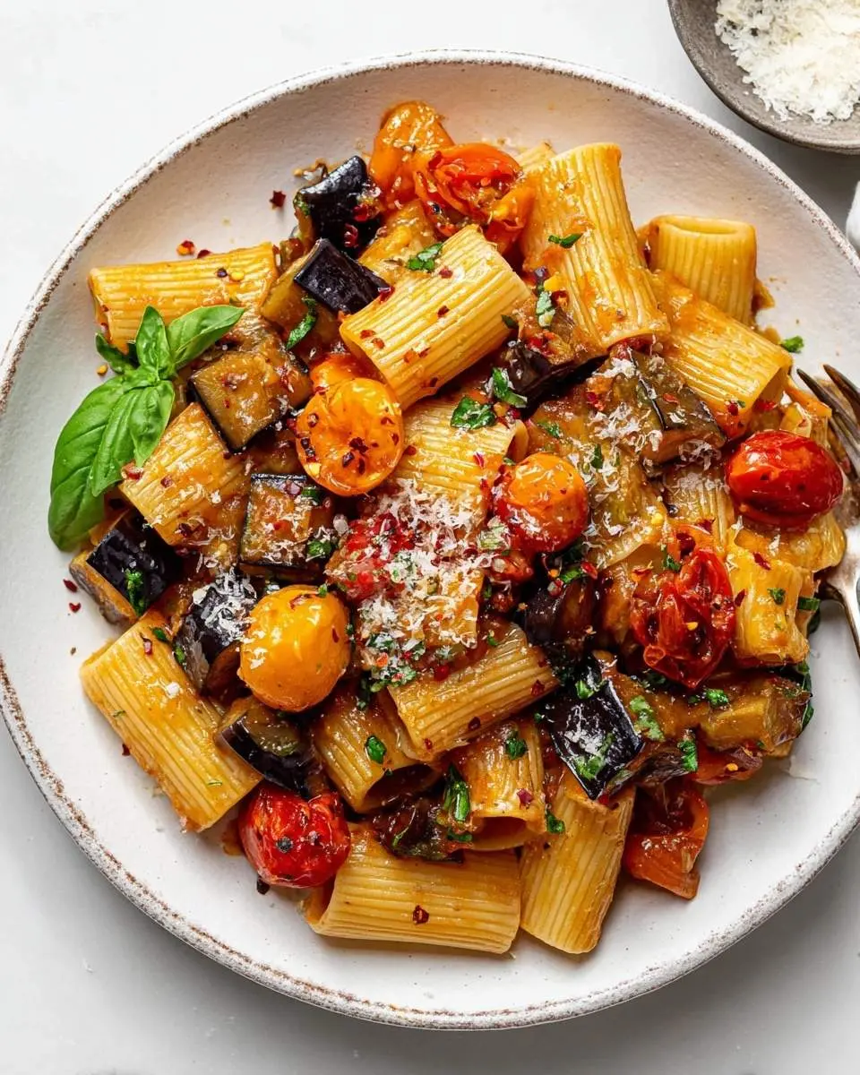 roasted eggplant pasta
