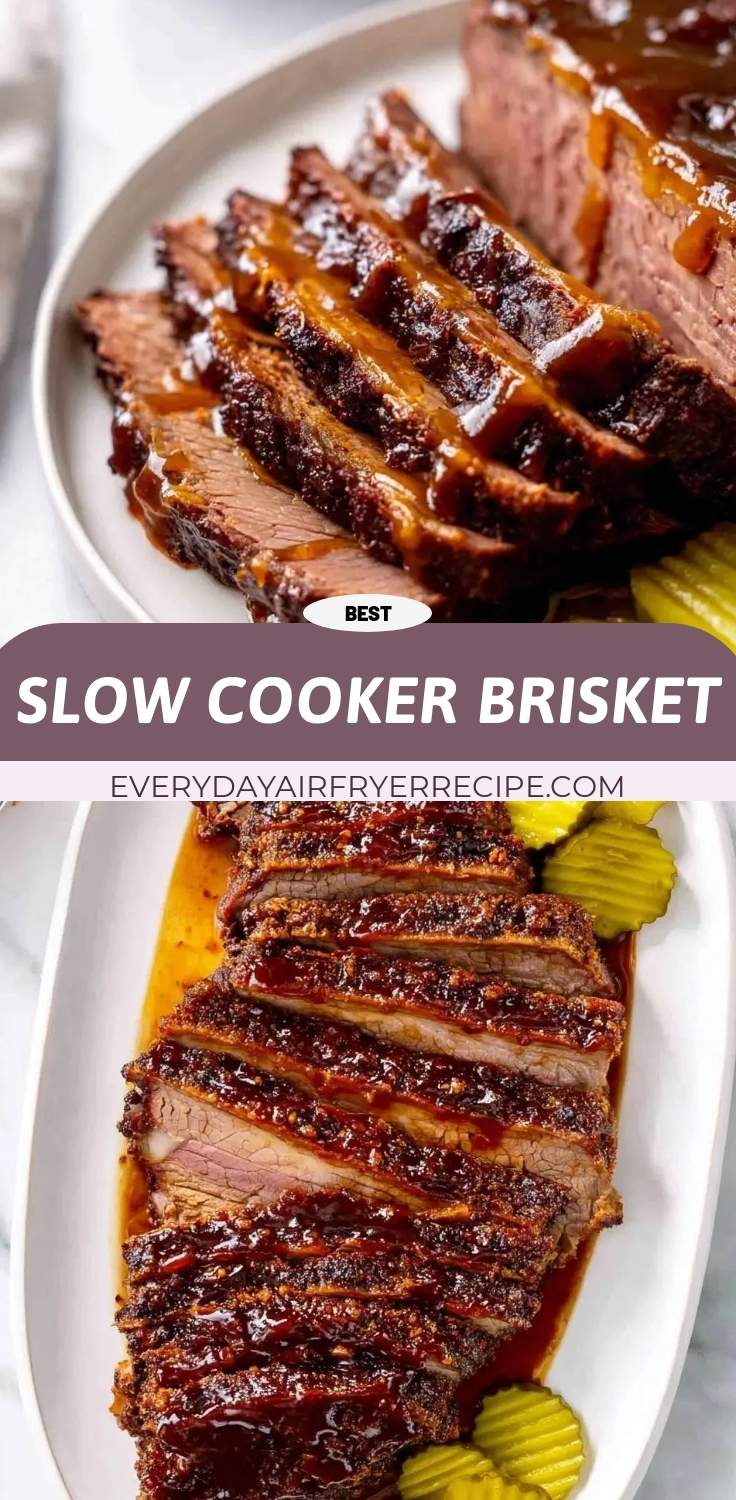 slow cooker brisket pinterest