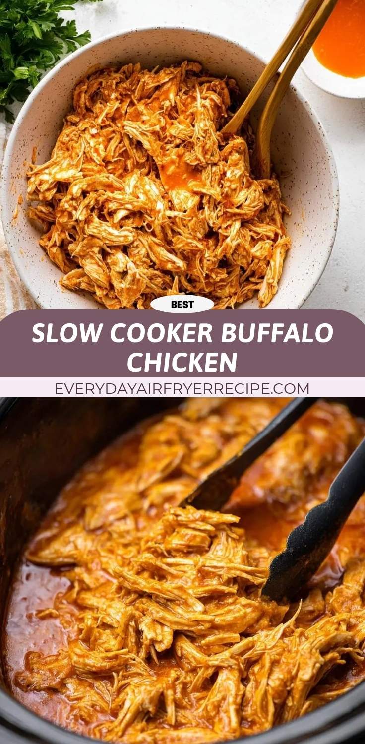 slow cooker buffalo chicken pinterest