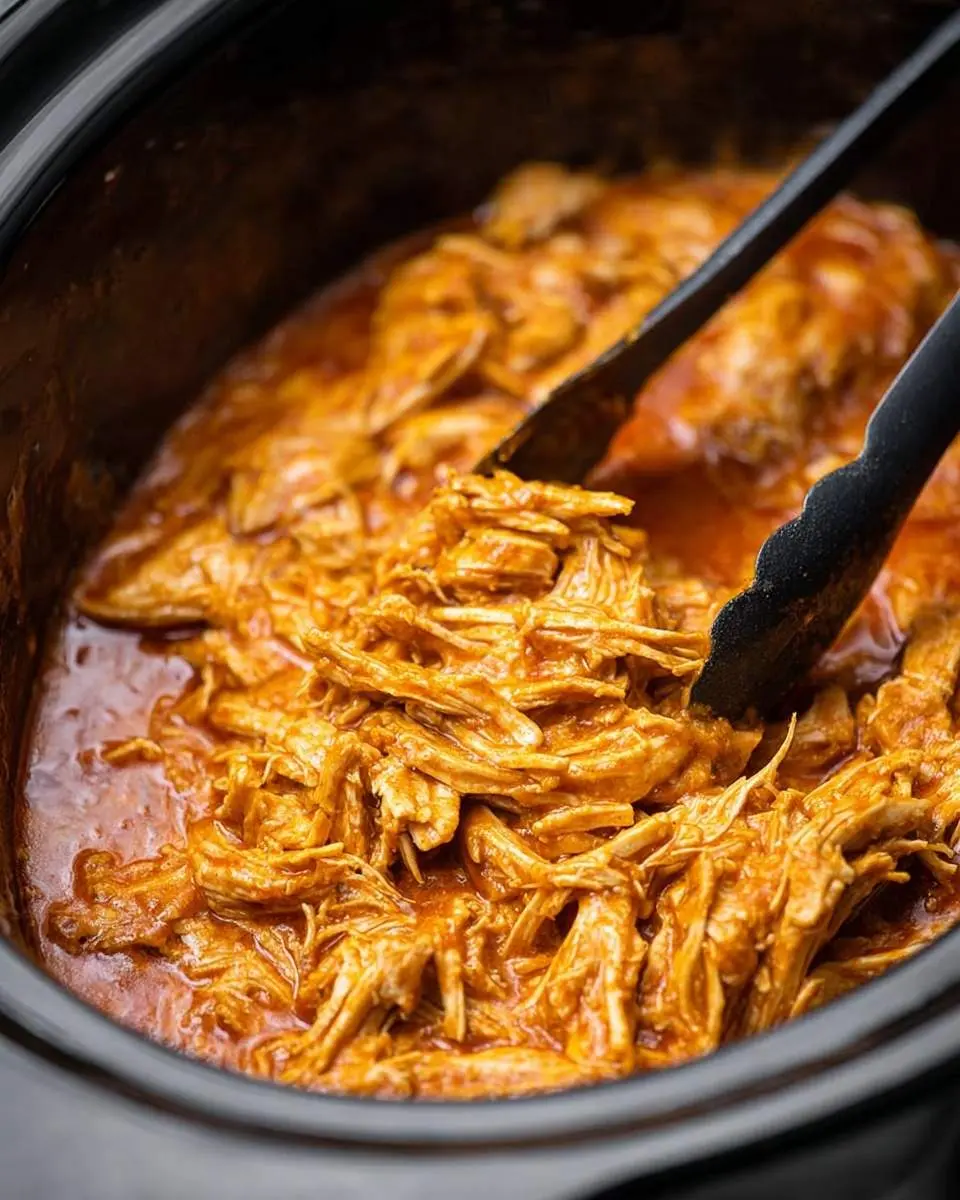 slow cooker buffalo chicken