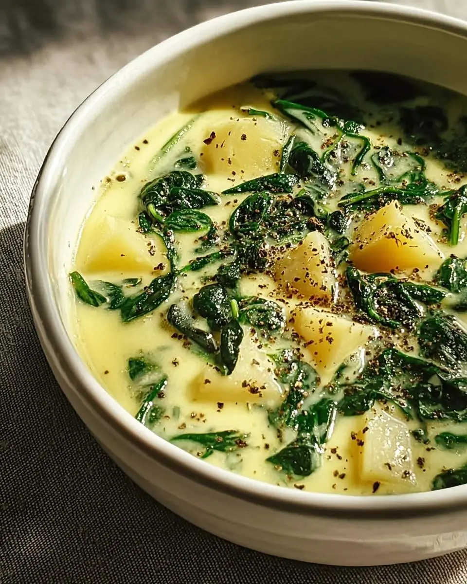 spinach potato soup