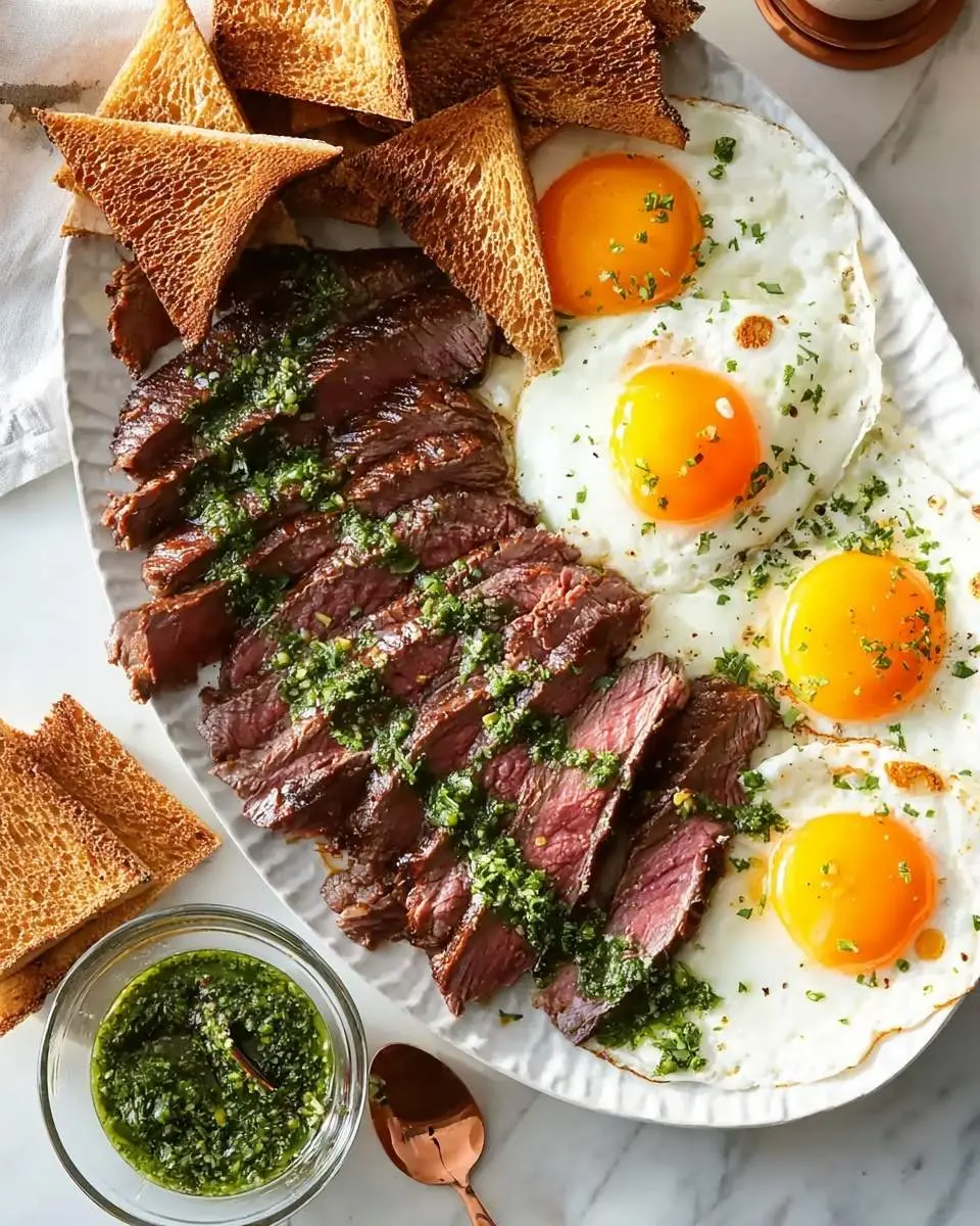 steak and eggs breakfast recipe