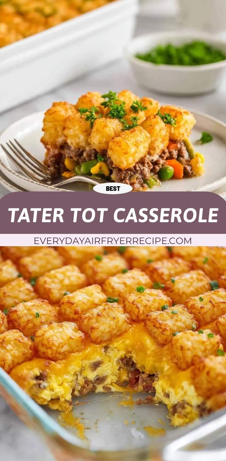 tater tot casserole pinterest
