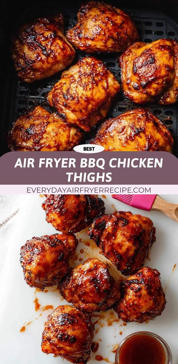air fryer bbq chicken thighs pinterest