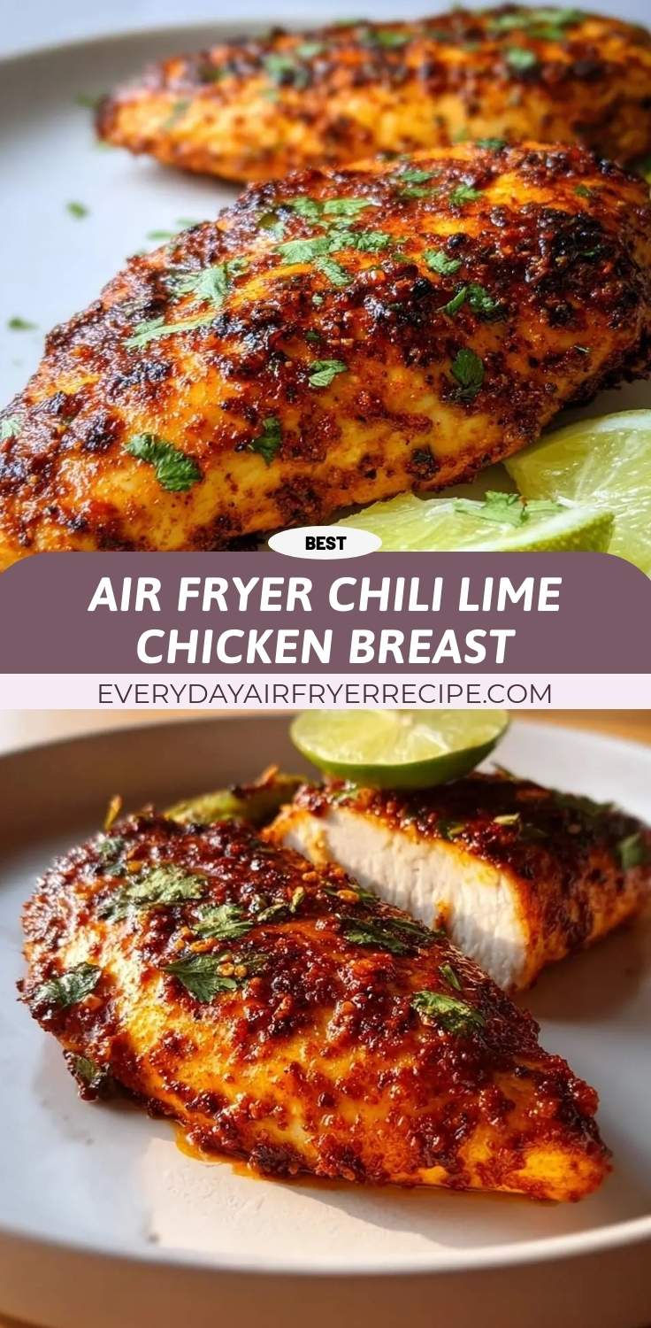 air fryer chili lime chicken breast pinterest