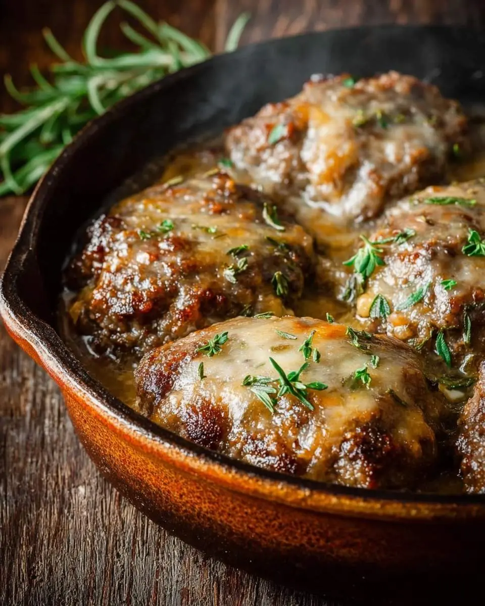 amish hamburger steak bake