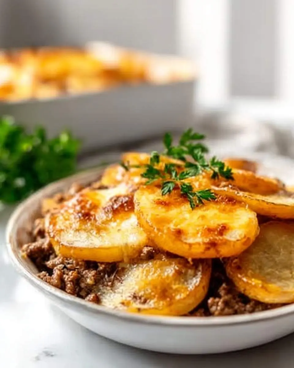 beef and potato casserole recipe