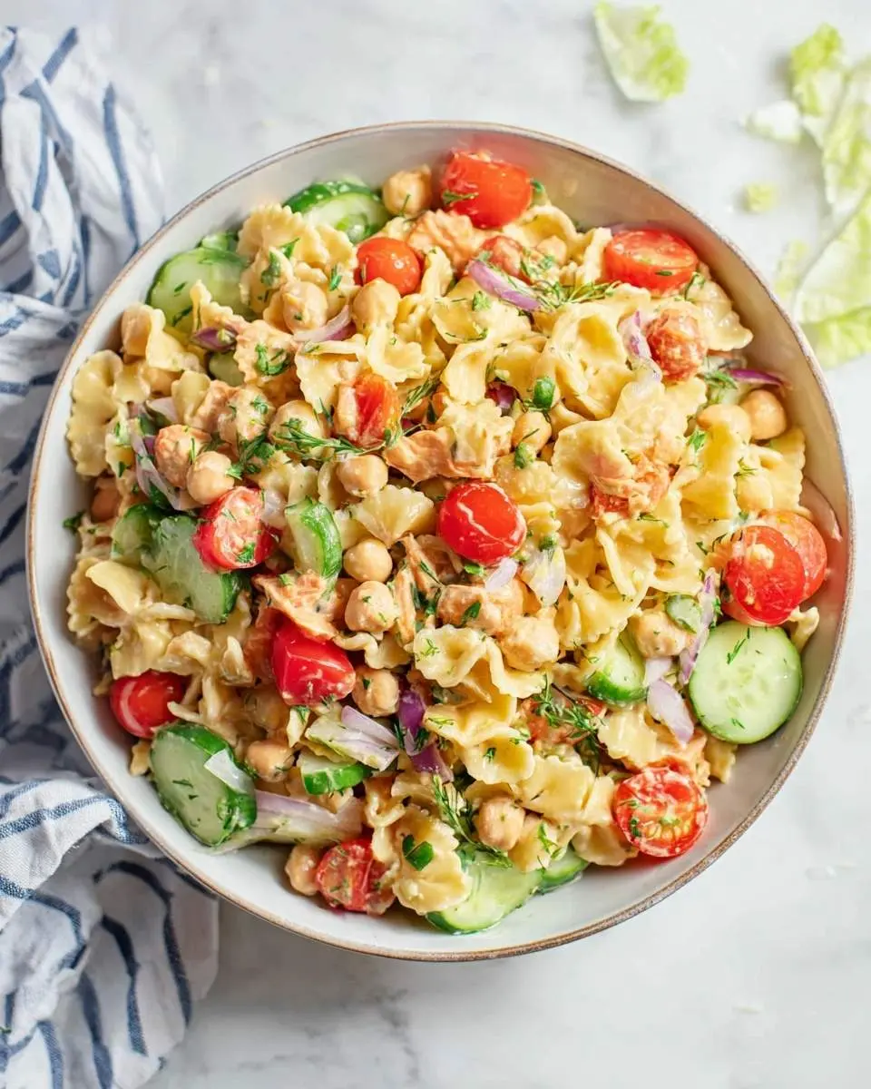 chickpea pasta salad recipe 1