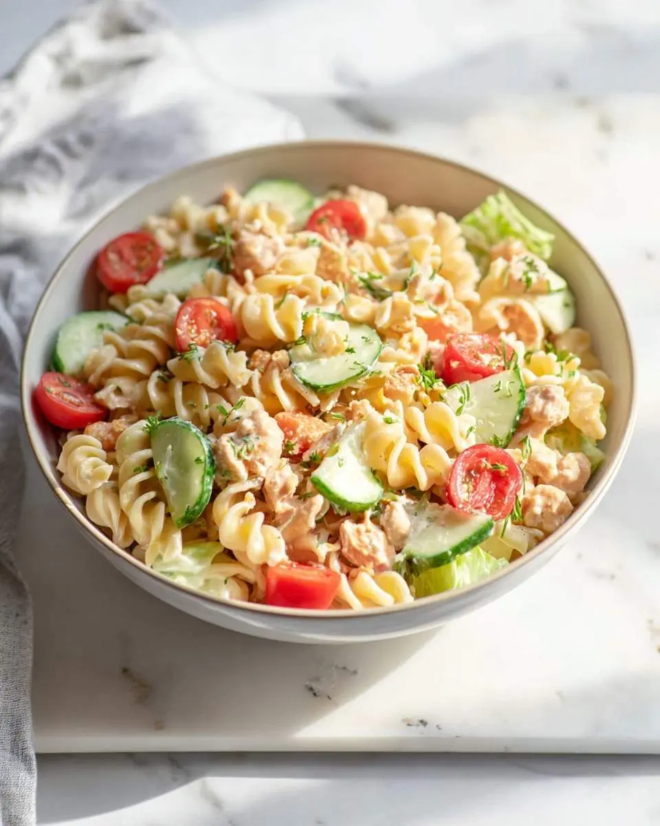 chickpea pasta salad recipe