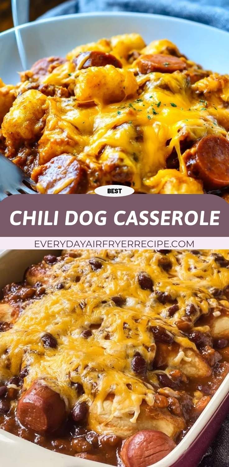 chili dog casserole pinterest