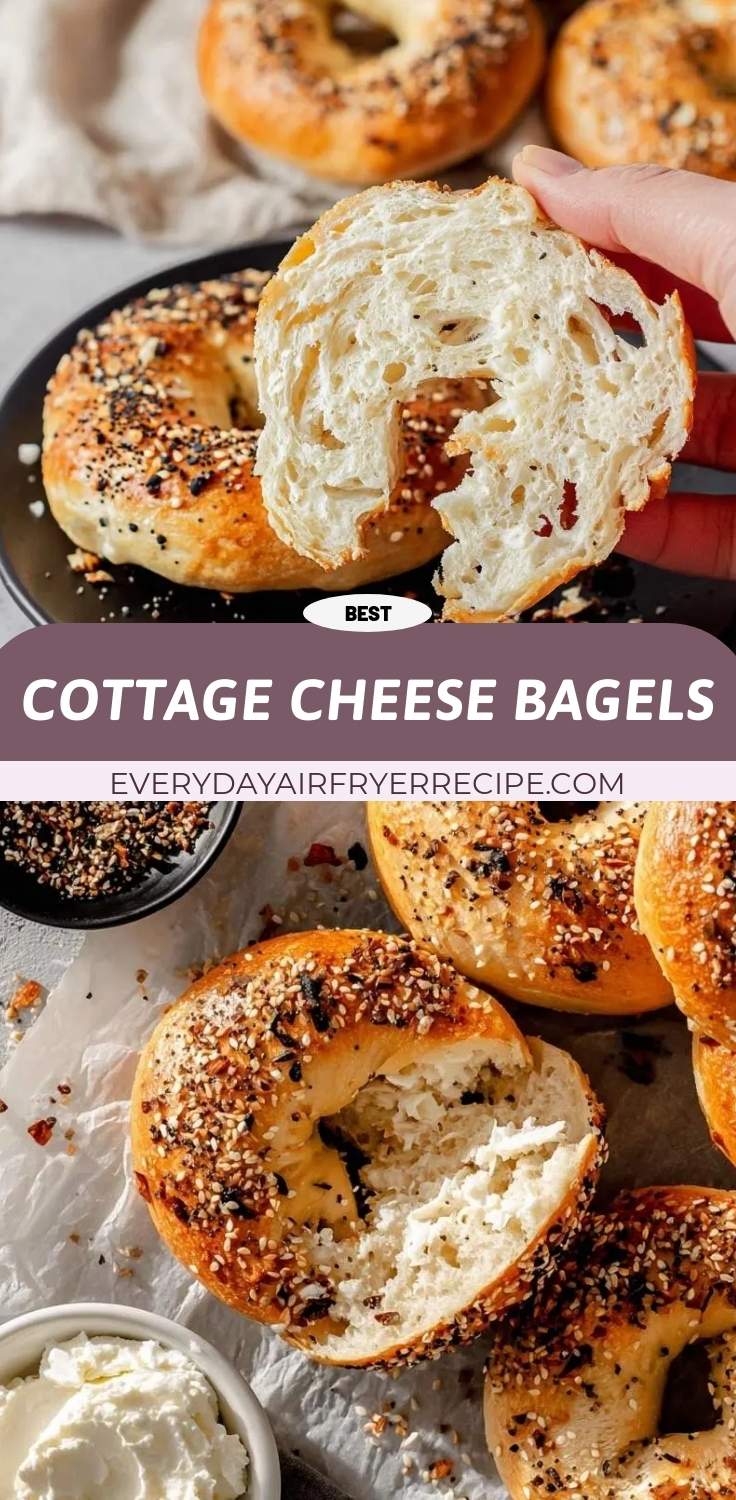 cottage cheese bagels pinterest