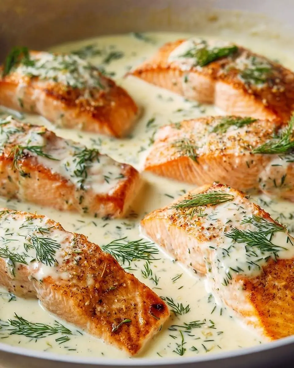 creamy dill salmon recipe